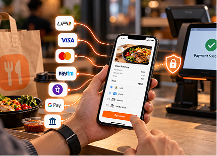 Food delivery app integrations